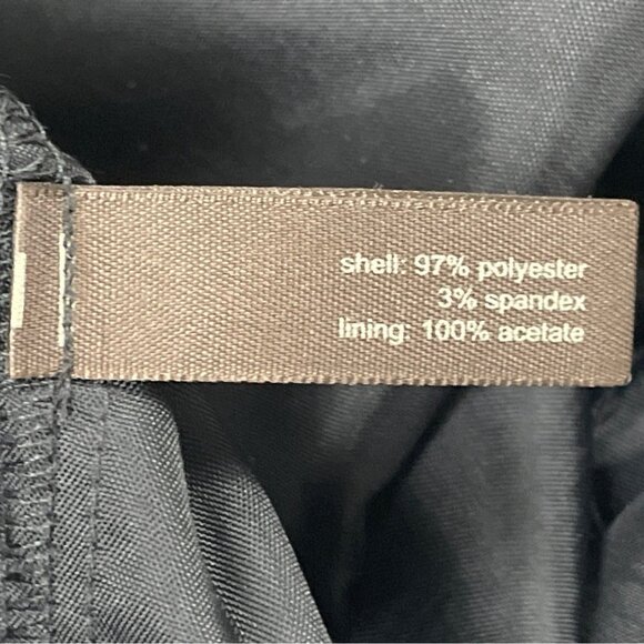 The Limited Womens Tiered Black Ruffle Mini Skirt W/ Side Zipper Size 6 - New - Picture 6 of 8